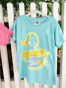Duckies Logo Design Youth T-Shirt - Chalky Mint (exclusive)