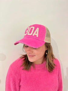 30A Trucker Hat - Bright Pink