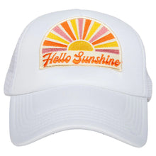 Hello Sunshine Trucker Hat - White