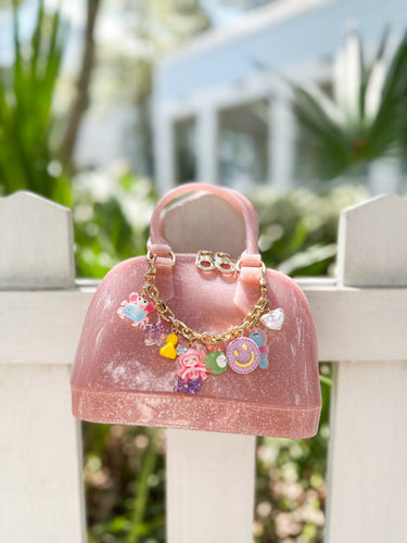 Custom Duckies Charm Bag - Lt Pink (exclusive)