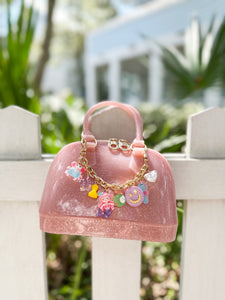 Custom Duckies Charm Bag - Lt Pink (exclusive)