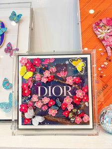 Dior Cherry Blossom Navy 12x12