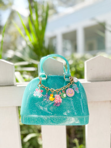 Custom Duckies Charm Bag - Aqua (exclusive)