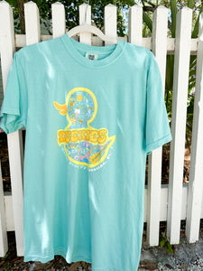 Duckies Logo Design Adult T-Shirt - Chalky Mint (exclusive)