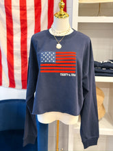 Flag Raw Hem Sweatshirt w/ Thirty-A, USA (exclusive)