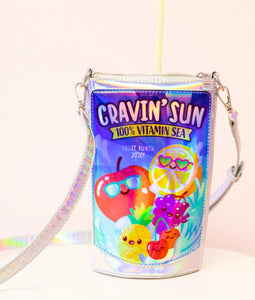 100% Vitamin Sea Fruit Juice Pouch Handbag