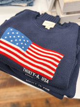 Navy Flag Sweater w/ Thirty-A, USA (exclusive)