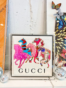 Gucci Horse Parade White 12x12