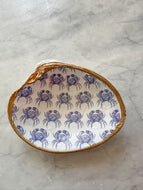 Clam Shell Jewelry Dish - Blue Crab