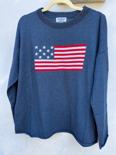 Flag Intarsa Boxy Sweater (exclusive)