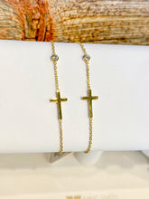 Waterproof Martha Golden Cross Bracelet