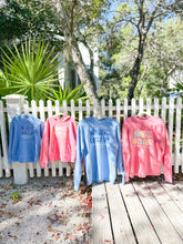 Never Grow Up Adult Crew Sweatshirt - Blue
