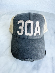 30A Trucker Hat - Black