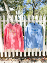 Never Grow Up Youth Hoodie - Blue