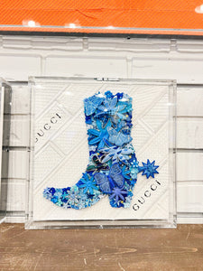 Custom Gucci Kinky Blue 12x12