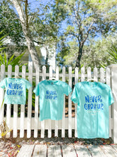 Never Grow Up Youth Tee - Mint