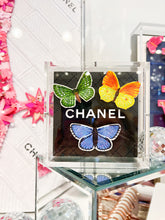 Chanel Butterfly Swarm Black/ Multi Petite 5x5
