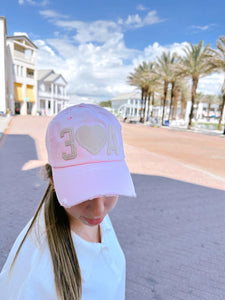 30A Heart Hat - Light Pink (exclusive)