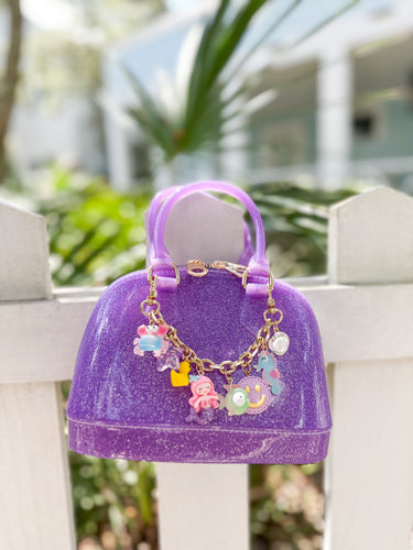 Custom Duckies Charm Bag - Purple (exclusive)