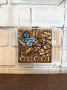 Gucci Floral Petals Brown Petite 5x5