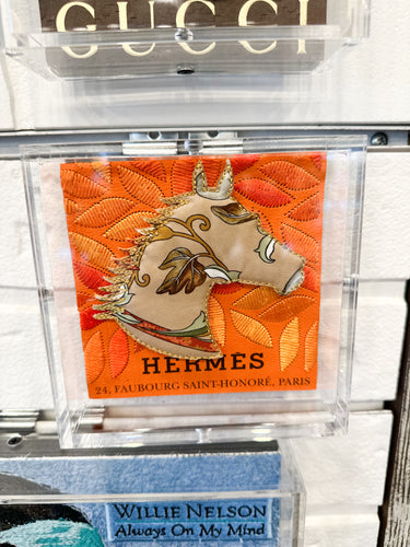 Hermes Horse Silhouette Petite 5x5
