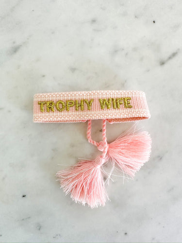 Trophy Wife Bracelet - Pink & Gold Bracelet