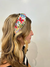Aqua Floral Headband