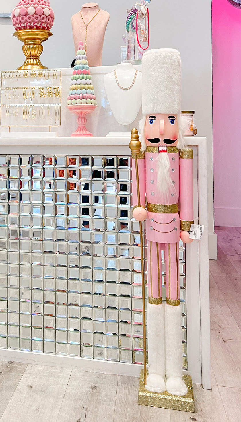 Giant Pink Nutcracker
