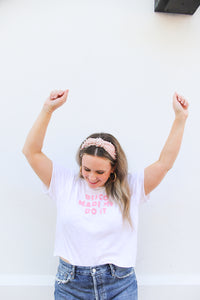 Disco Made Me Do It Boyfriend Crop Tee (exclusive)