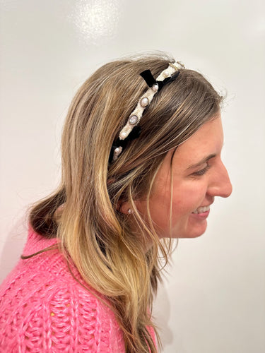 Coco-inspired Skinny Tweed Headband