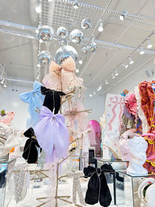 Large Chiffon Bow - Pink
