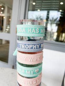 Trophy Wife Bracelet - Light Pink