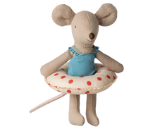 Maileg  Beach Mouse w/ Float Little Sister Red Dots