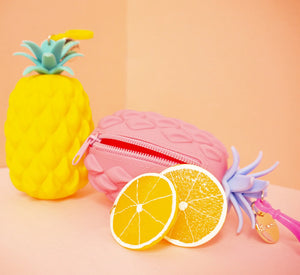 Yellow Pineapple Pouch