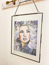 Hanging Glass & Metal Frame 11x17