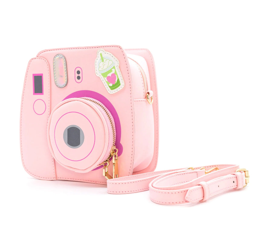 Pink Instant Camera Bag