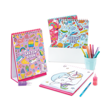 Standing Sketchbook Cute Doodle World