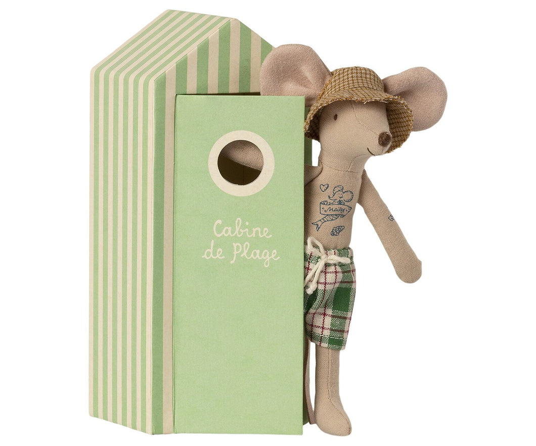 Beach Mouse - Dad in Cabin Green