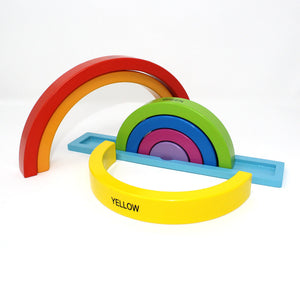 Magical Rainbow Puzzle Wooden Toy