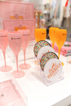 Orange Veuve Champagne Flute