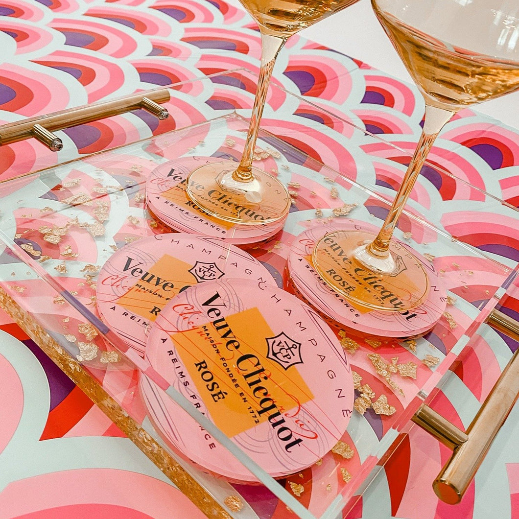 Veuve Rosé Coaster