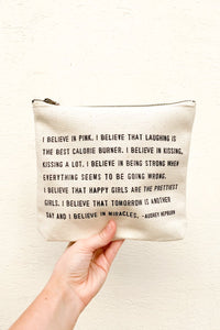 Canvas Bag -  I Believe In Pink