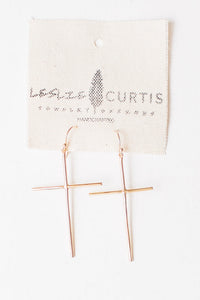 Large Cross Earrings