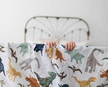 Little Unicorn Dino Friends Swaddle Blanket