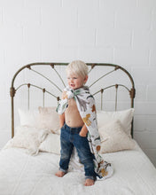 Little Unicorn Dino Friends Swaddle Blanket