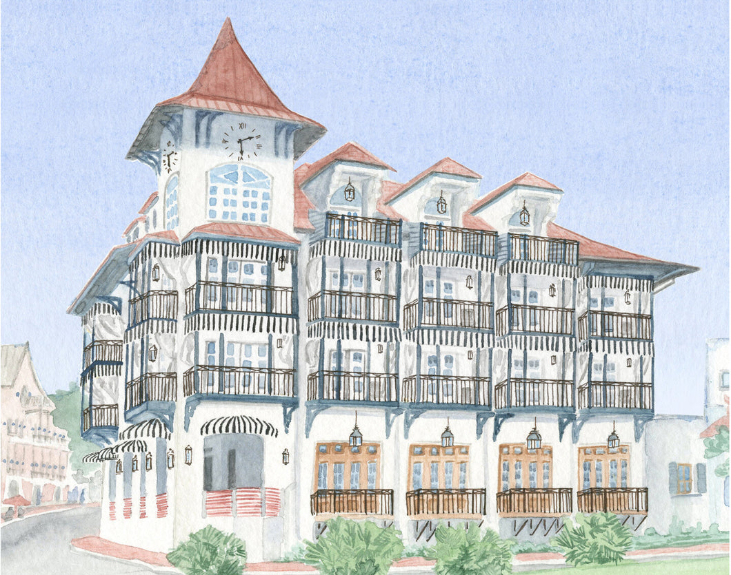 The Pearl Hotel 8x10 Art Print