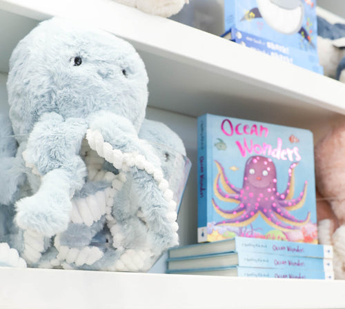 Blue Plush Octopus