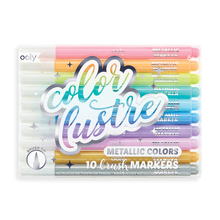 Color Lustre Metallic Brush Markers