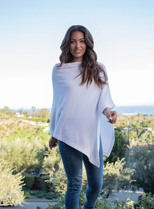 Barefoot Dreams Ultra Lite Poncho - Sea Salt