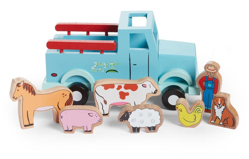 Magnetic Farm Truck Wooden Toy